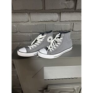 Converse All Star Shoes Womens 5 CTAS Hi‎ High Top Black White 555853F Size 10.5
